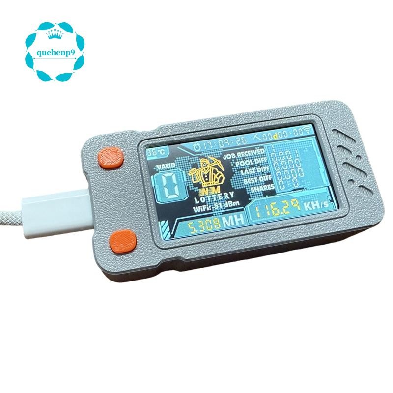 [quehenp9]อัพเกรด Nerdminer Miner 117KH/S พร้อมหน้าจอสี Mini Bitcoin BTC Miner BTC Solo Lottery Mine