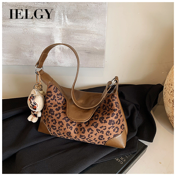 Ielgy Niche Lazy Style Fashion Frosted Armpit Order Shoulder Bag All-Match Casual Messenger Bag