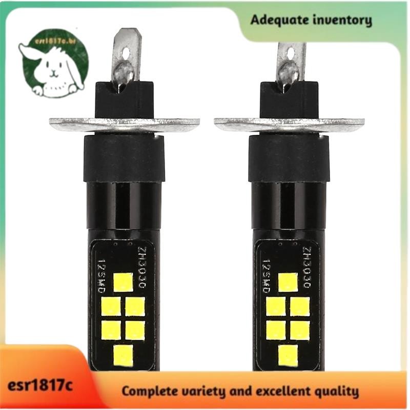 {}2 ชิ้น H1 รถ LED 12 โวลต์-24 โวลต์ 12 Smd หลอดไฟ 3030 ชิปเซ็ต, W5W Bulb194 หลอดไฟ LED สําหรับไฟตัด