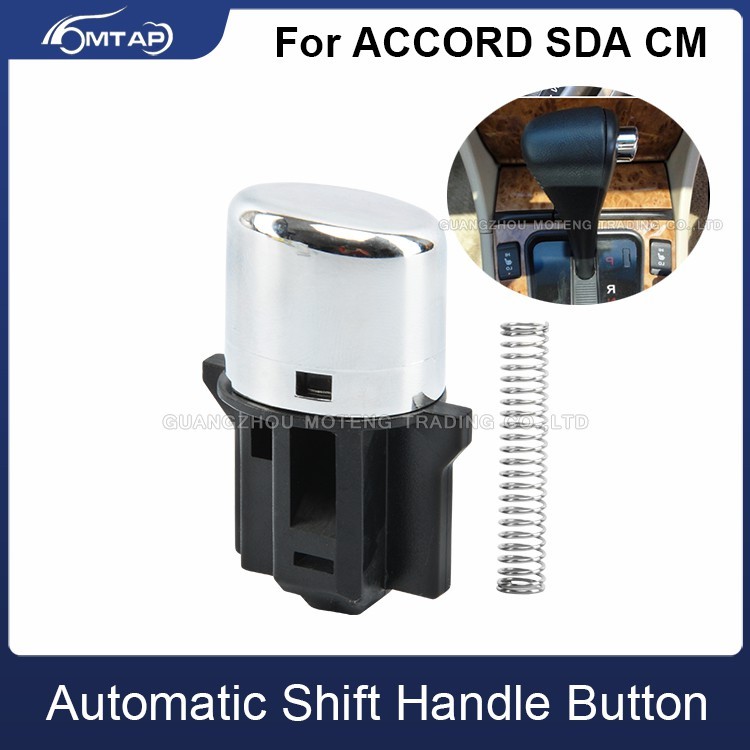 Mtap ปุ่มปุ่มกดหัวเกียร์สําหรับ HONDA ACCORD SDA 2003 ~ 2005 ซม. ปุ่มหัวเกียร์อัตโนมัติ 54132-SDA-Q8