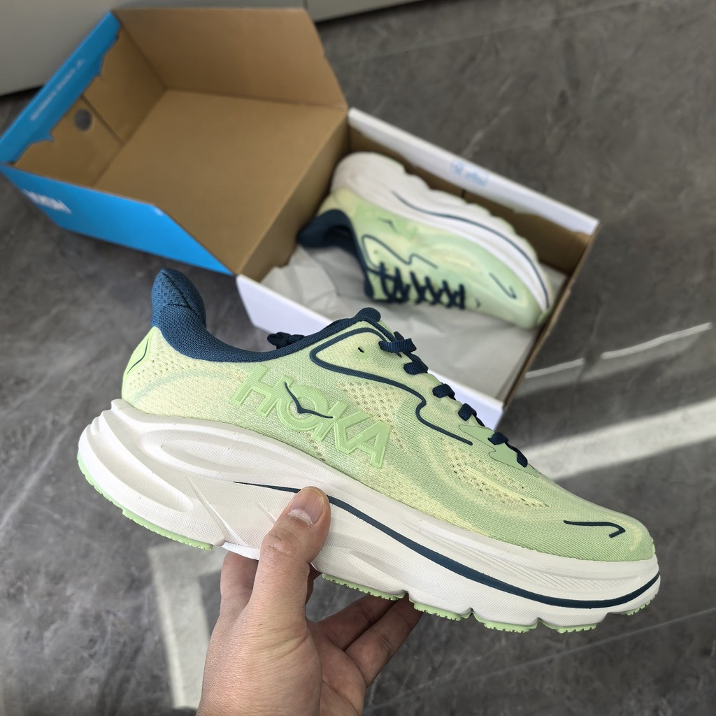 รองเท้าวิ่งน้ำหนักเบา Clifton 10 รองเท้าผ้าใบกีฬาแบบสบาย H7UI 0LWB 5WPL COZM HLLN