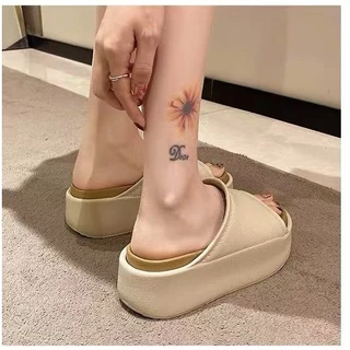 One for all พร้อมส่งจากไทย TX650 รองเท้าเเตะสวม หนา2.5นิ้ว กันลื่นได้ดี สวมได้กับทุกชุด สำหรับผู้หญิง