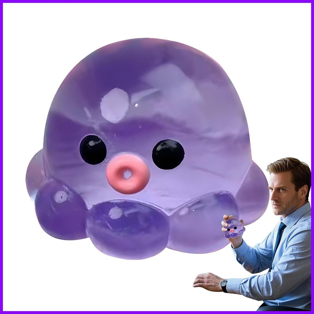 Octopus Fidget ของเล่นคริสตัลใส Octopus Vent ของเล่นโฮมเมด Bubble ทรงผมเกมสําหรับเด็กผู้ใหญ่ความบันเทิง noath