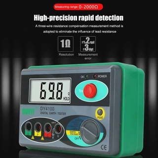 แท้ ส่งจากไทย DY4100 รุ่นใหม่ เครื่องวัดฉนวนดิจิตอล Megger Meter Earth Resistance Ohm Tester