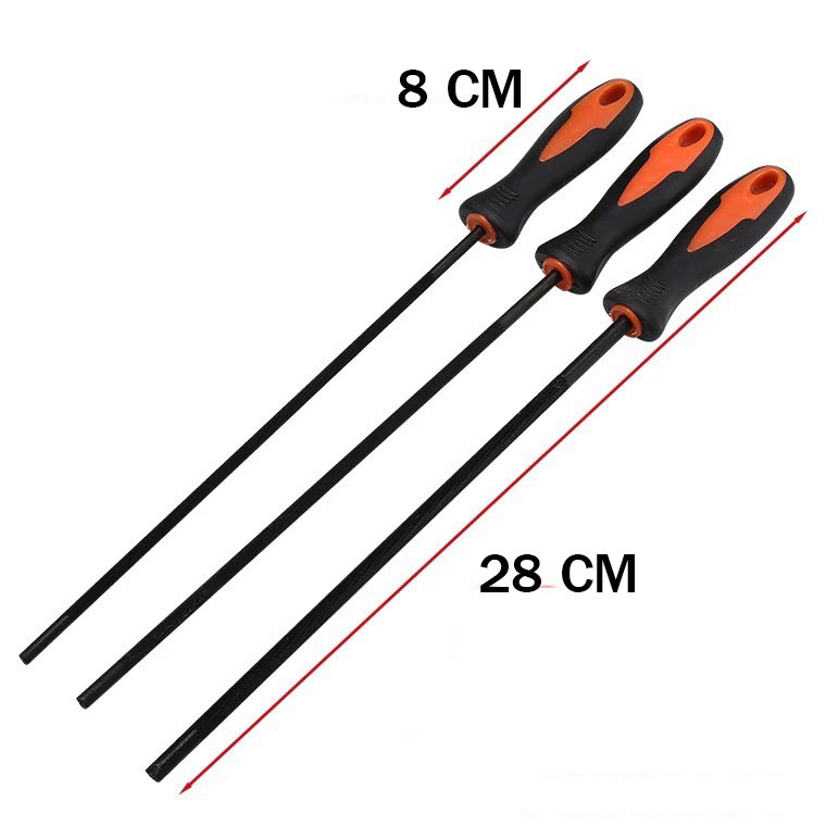 MC-ตะไบเลื่อยโซ่ ตะไบหางหนู ตะไบกลม ตะไบแท่งโซ่เลื่อยยนต์ ลับคมโซ่ ขนาด 4.0,4.8,5.5 มิล