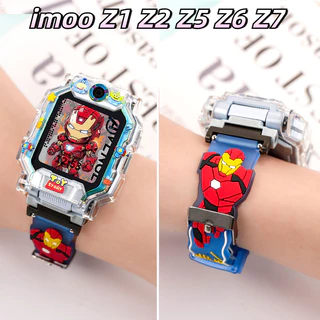 [สต๊อกพร้อม] imooZ1 Z2 Z3 Z5 Z6 Z7 นาฬิกาเด็กสายซิลิโคน imooZ1/Z2/Z6/Z7 เคสป้องกันเหมาะสําหรับ imoo Z3 สายนาฬิกาโทรศัพท์