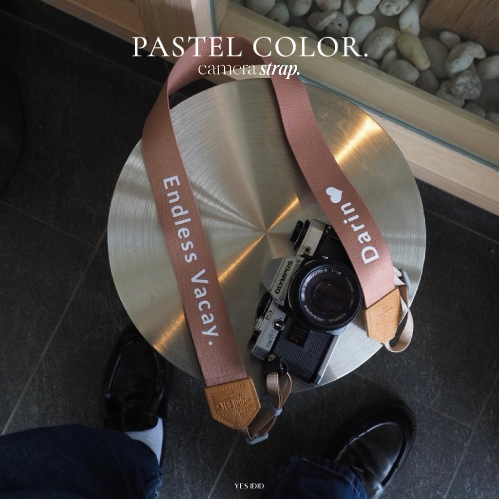 PASTEL COLOR. | สายคล้องกล้อง สายสะพายกล้อง Camera Strap by YES IDID.