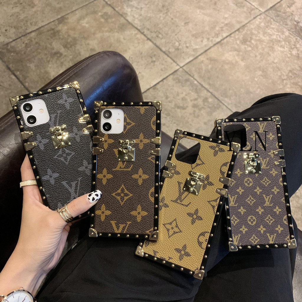 สําหรับVivo V40 V30 V29 V27 V25 PRO V23 V17 V19 V20 V21E V21 V23E X60 X60PROหรูหราPUหนังสแควร์เคสโทรศัพท์electroplated Anti-Shockกันกระแทก