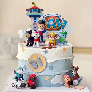 💥จัดส่งจากประเทศไทย💥12pcs PAW Patrol อะนิเมะรูป COD Action Figure ตุ๊กตาของเล่นสําหรับของขวัญเด็กคอลเลกชันเครื่องประดับรถบ้านเค้กตกแต่งโทรศัพท์ Gacha