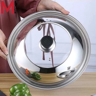 M KITCHEN ฝา ฝากระทะ ฝาหม้อ สแตนเลส ขนาด 28/30/32/36cm (C1)