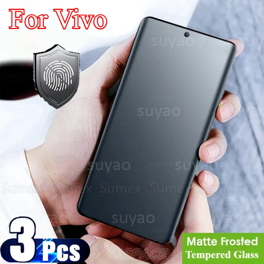 Matte กระจกนิรภัยสําหรับ Vivo V50 5G V2427 2025 ป้องกันหน้าจอ Frosted Anti ลายนิ้วมือแก้วป้องกันฟิล์