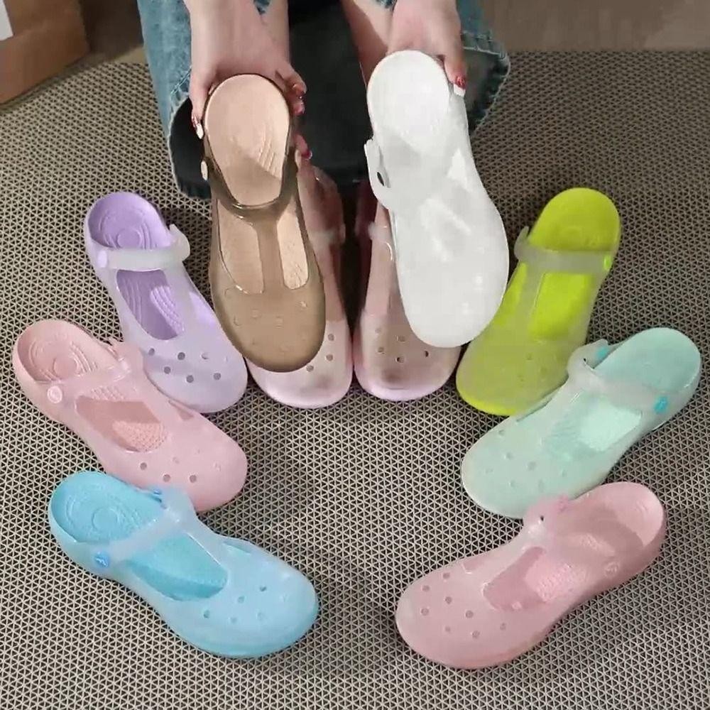 LONGE รองเท้าแตะผู้หญิง, EVA, TPU หนา soled Mules Clogs, Casual Breathable สบายกันน้ํารองเท้าแตะหญิง Home ราคา ถูกที่สุด ดีลบีเคเค แกลเลอรีภาพที่ 5