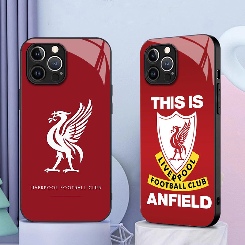 Liverpool 02 แก้วเคสโทรศัพท์สําหรับ IPhone 16 15 14 13 12 11 Pro XR XS Max Plus Mini X XR 8 7 6s SE2/3 ฝาครอบ