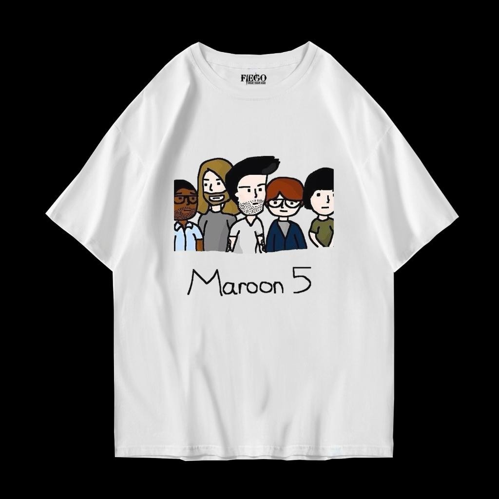 "MAROON 5 TOUR 6" | Premium WhiteT-Shirt