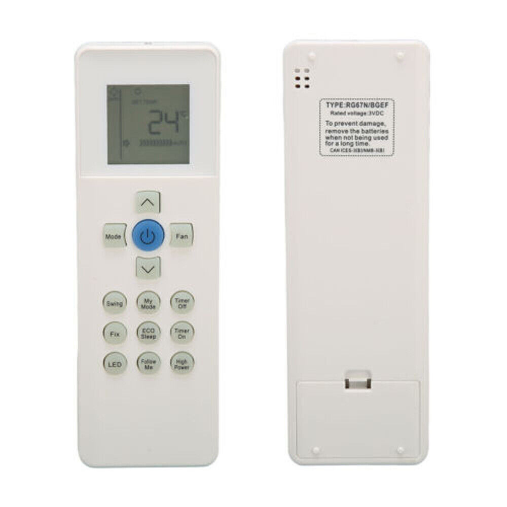 ใหม่เปลี่ยน RG67N/BGEF สําหรับ Carrier Midea Toshiba AC รีโมทคอนโทรล RG67V/BGEF