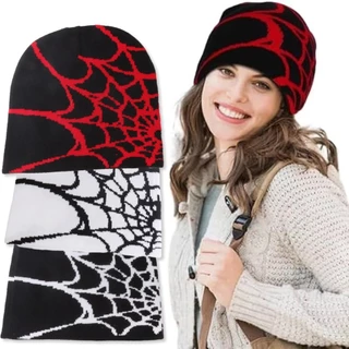 หมวกการ์ตูน spiderman หมวกถักไหมพรมฤดูหนาว แฟชั่นสำหรับชายและหญิง