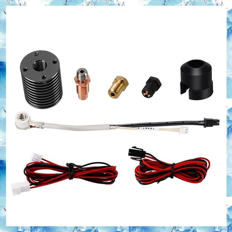 [ ] V6 Hotend Kit สําหรับเครื่องพิมพ์ 3D เซรามิคความร้อน Core V6 Hotend พิมพ์สําหรับ 0.1/0.2/2.4 3D 