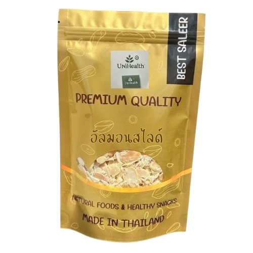 [ส่งด่วน] อัลมอนด์สไลด์ 75 - 250 กรัม [พร้อมทาน] | แผ่นอัลมอนด์ เกรด AAA ไม่เหม็นหืน | ขนมสุขภาพ ธัญพืชคลีน