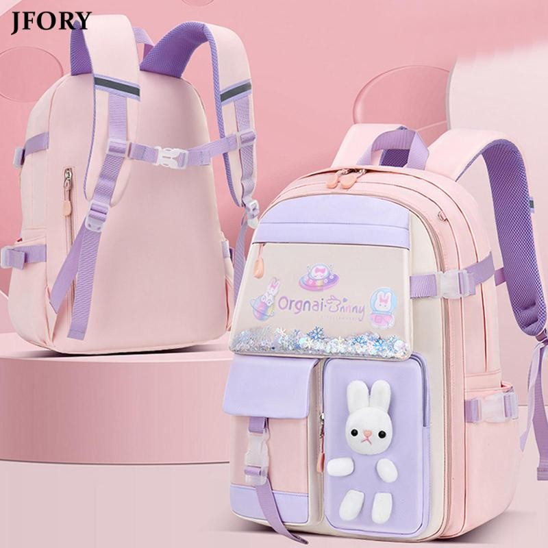 Jfory Kids Backpack Water Resistance Knapsack Girls Backpack School Bags Casual Daypack Shoulder Bag for Hiking, Travel,