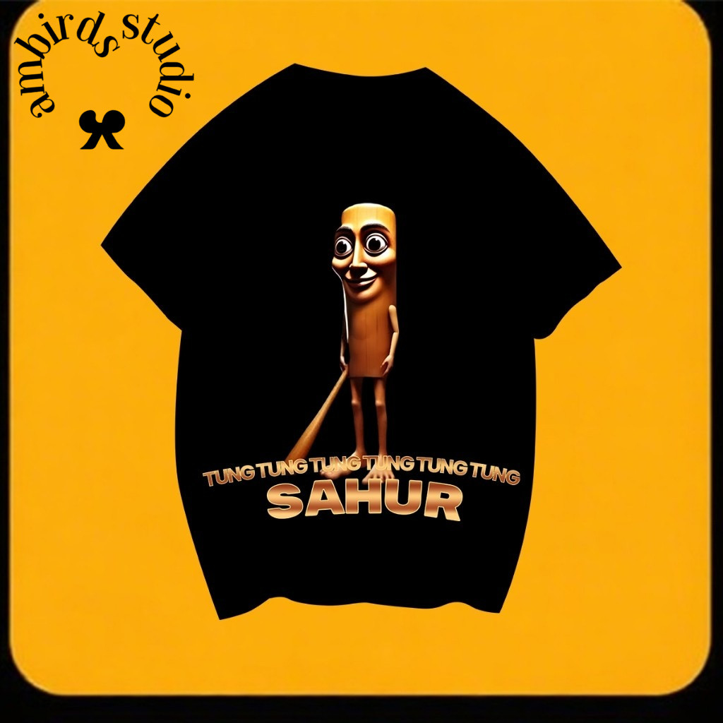 Ambirds & เสื้อ Tung Tung Tung Sahur T-shirt เสื้อยืดตลกๆ  S-5XL#03