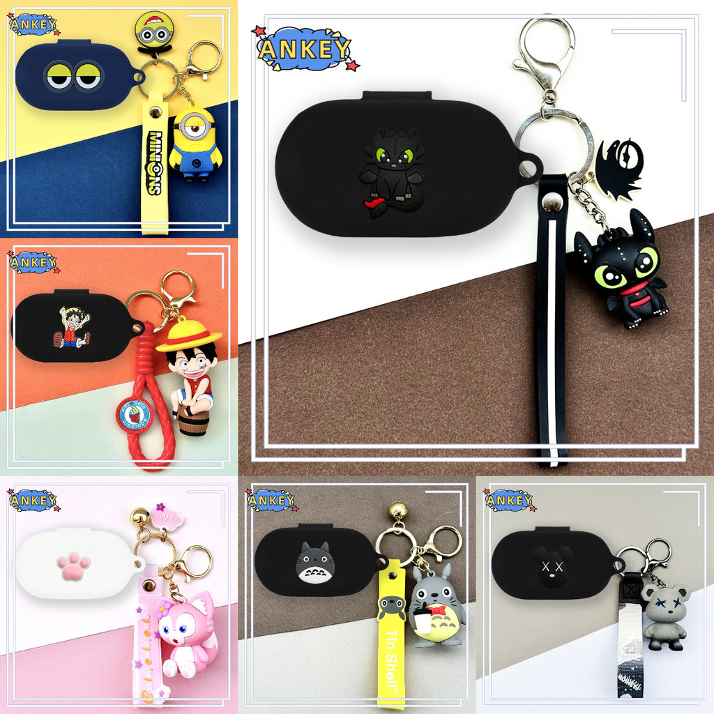 For Baseus Bowie MA10 Pro Earphone Silicone Case Earbuds Cute Boy Soft Protective Headphone Cover He