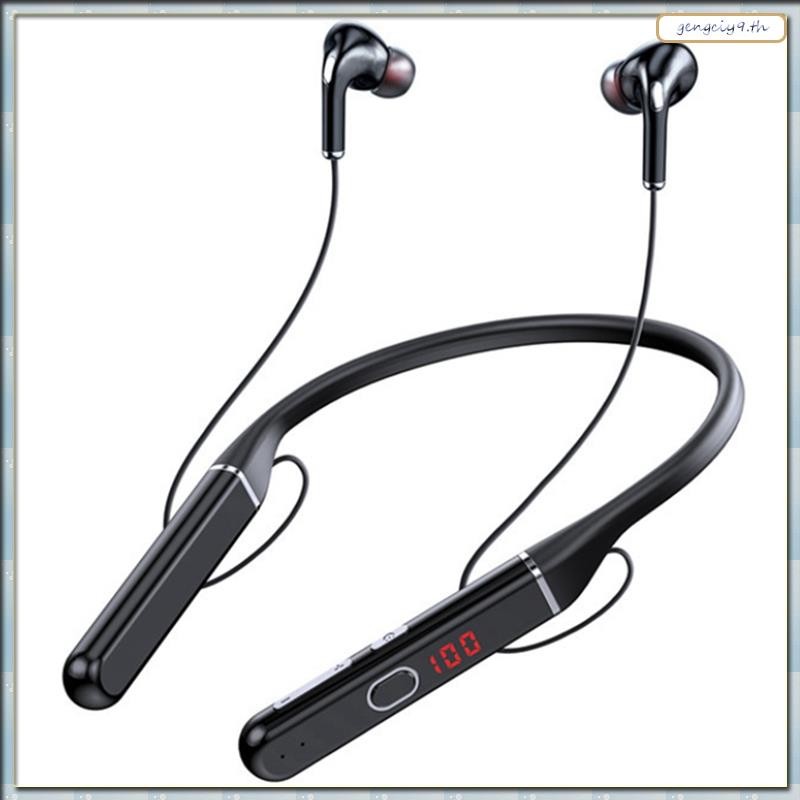 [Z OBM] 100 ชั่วโมงหูฟังบลูทูธสเตอริโอไร้สายหูฟังบลูทูธแบบคล้องคอเสียงรบกวน Cancelling กีฬาวิ่งชุดหู