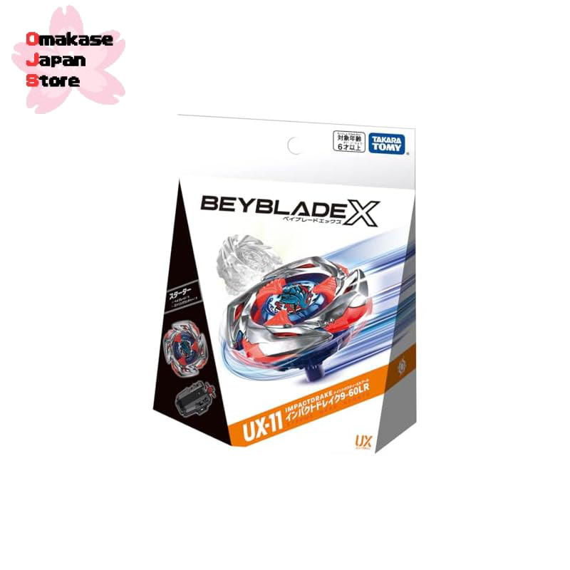BEYBLADE X UX-11 Starter Impact Drake 9-60LR [TAKARATOMY]