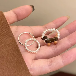 แหวนดัชชุนลูกปัด ของขวัญวันเกิดสำหรับผู้หญิง