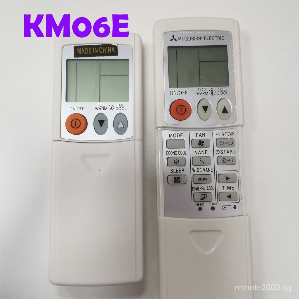 Mitsubishi Aircon รีโมทคอนโทรล Mitsubishi REMOTE KM05E KM06E KM 09G KD05D SG10 KM05B KM05F KD06ES KD