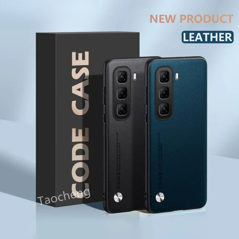 หรูหราหนัง PU สําหรับ Infinix Hot 50 Pro + Plus Hot50Pro + 4G 5G 2024 ปลอกธุรกิจซิลิโคนแฟชั่นกันกระแทกฝาหลัง