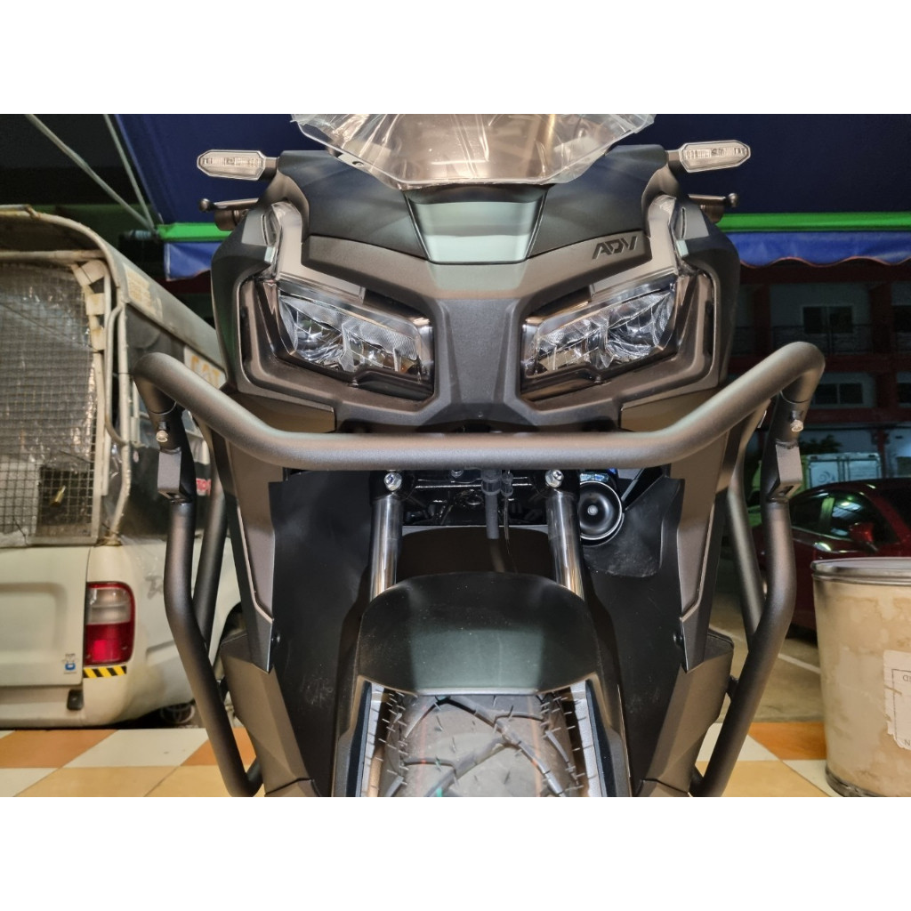 แคสบาร์ กันล้ม  Crash Bar SSS HONDA ADV 160 V.2 ตัวใหญ่ ตรงรุ่น พร้อมน็อตและบูทรอง ติดตั้งง่าย