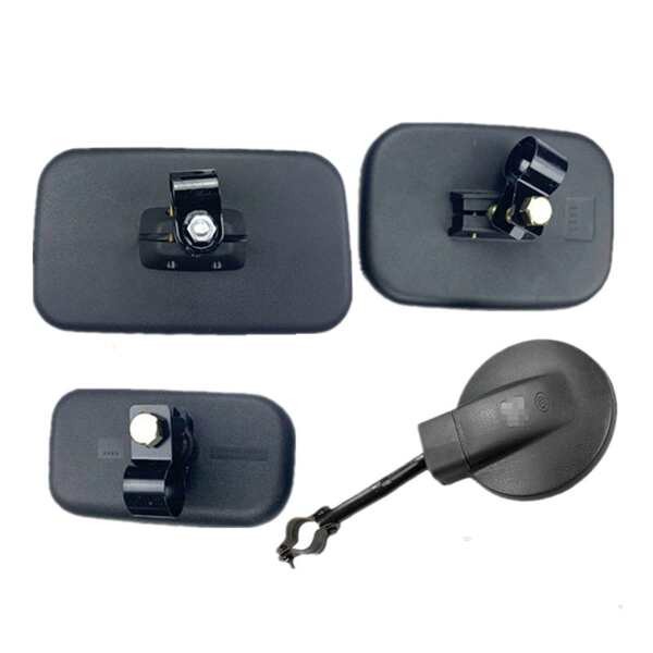 รถบรรทุกรถยนต์ติดตั้งกระจกกลมกระจกสี่เหลี่ยมเล็กสามล้อรถยกเสริมกระจกถอยหลังกระจกมองหลังสะท้อนแสงกระจกตาบอด - รูปที่ 4