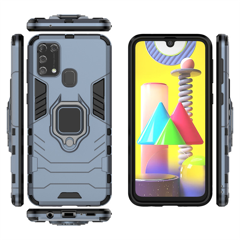 สําหรับ Samsung Galaxy M31, ฝาครอบป้องกันโทรศัพท์เกราะที่มีศักยภาพ, เคสโทรศัพท์วัสดุ PC ป้องกันการระเบิด