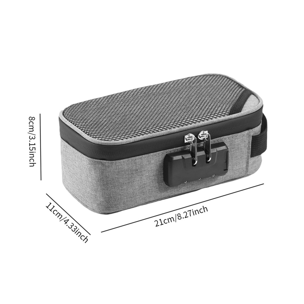 [Qklmdt] ภาชนะถุงกลิ่น Odor Premium Portable Storage