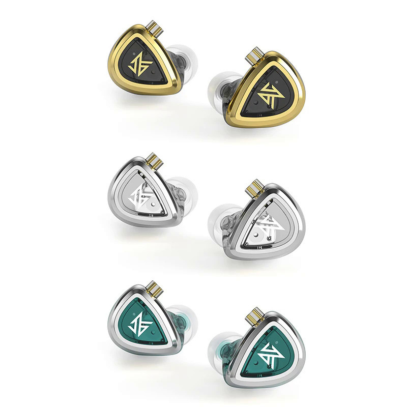 KZ EDA 3Pairs In Ear Earphones Bass Balanced Hi-Res Earbuds Sport Noise Cancelling HIFI Headset Moni