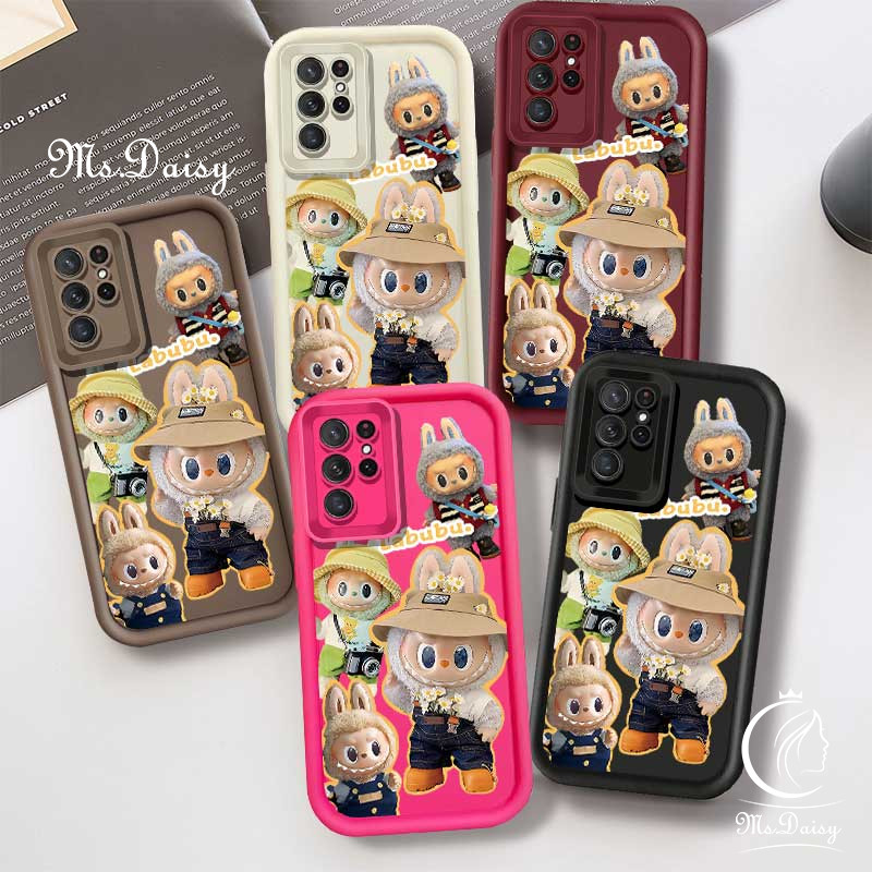 SAMSUNG สําหรับsamsung Galaxy J2 Prime G532 G530 J4 Plus J4 Prime J6 Prime J6 Plus J7 Prime S21 Ultra S22S23 Ultra S24 Plus S30 Ultraตลกน่ารักLabuเคสโทรศัพท์กันกระแทกSoft TPUโทรศัพท์