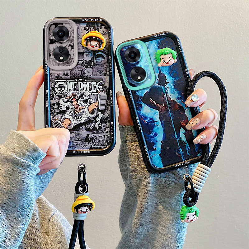 เคส OPPO A78(5G) เคสโทรศัพท์ซิลิโคนเหลวแบบป้องกันกระแทกแบบปิดสนิท มีลวดลายแบบการ์ตูน ผิวสัมผัสเรียบเ