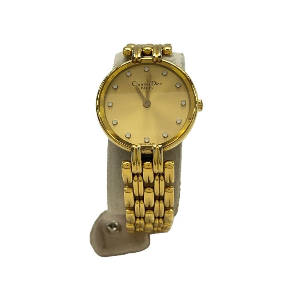 Christian Dior Womens Quartz Watch Analog D44-155 Direct From Japan มือสอง
