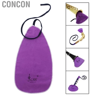 Concon ผ้าทำความสะอาดแซ็กโซโฟนแซ็กโซโฟนภายในหลอดสำหรับปี่ขลุ่ยปี่คลาริเน็ต