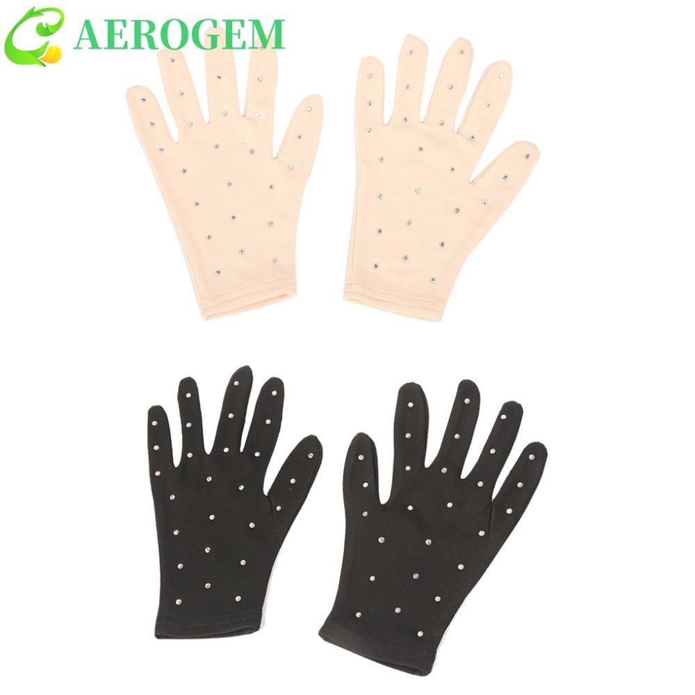 แอโรเกม รูปเงาสเก็ตข้อมือถุงมือ,เงาระบายอากาศน้ําแข็งสเก็ตการฝึกอบรมถุงมือ,ข้อมือถุงมือ ความสง่างาม ขนาดเฉลี่ย รูปสเก็ตข้อมือถุงมือฝึก