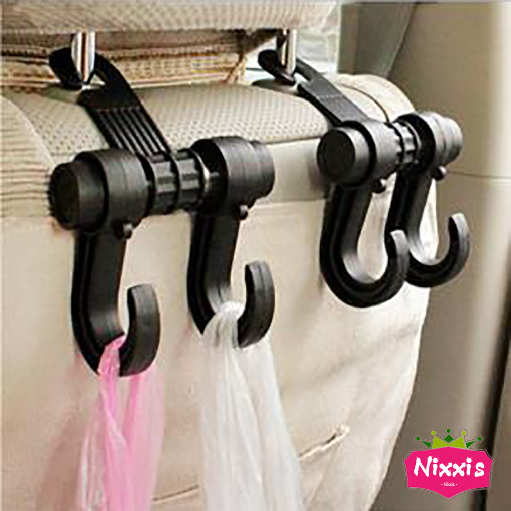 NIS ที่เกี่ยวเป๋าหลังรถราคา  ตะขอเกี่ยวกระเป๋า สิ่งของ กระเป๋าติดเบาะหลังรถ ตะขอเก็บของ Car Hook