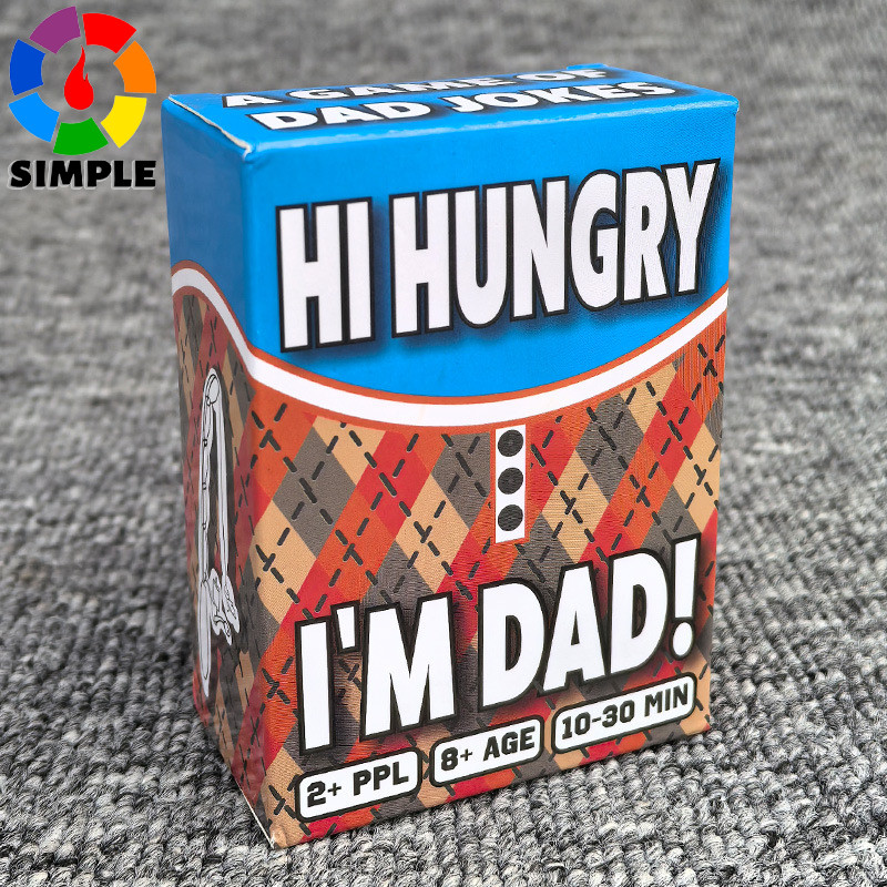 HI Hungry… I'm DAD, Dad Jokes Card Game for Kids, Card Games for Families Party Games