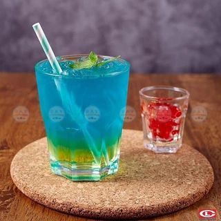 Lucky glass (แพ็ค 6) แก้วน้้ำใส euro tumbler 10 ออนซ์ ตราลักกี้ LG-101110