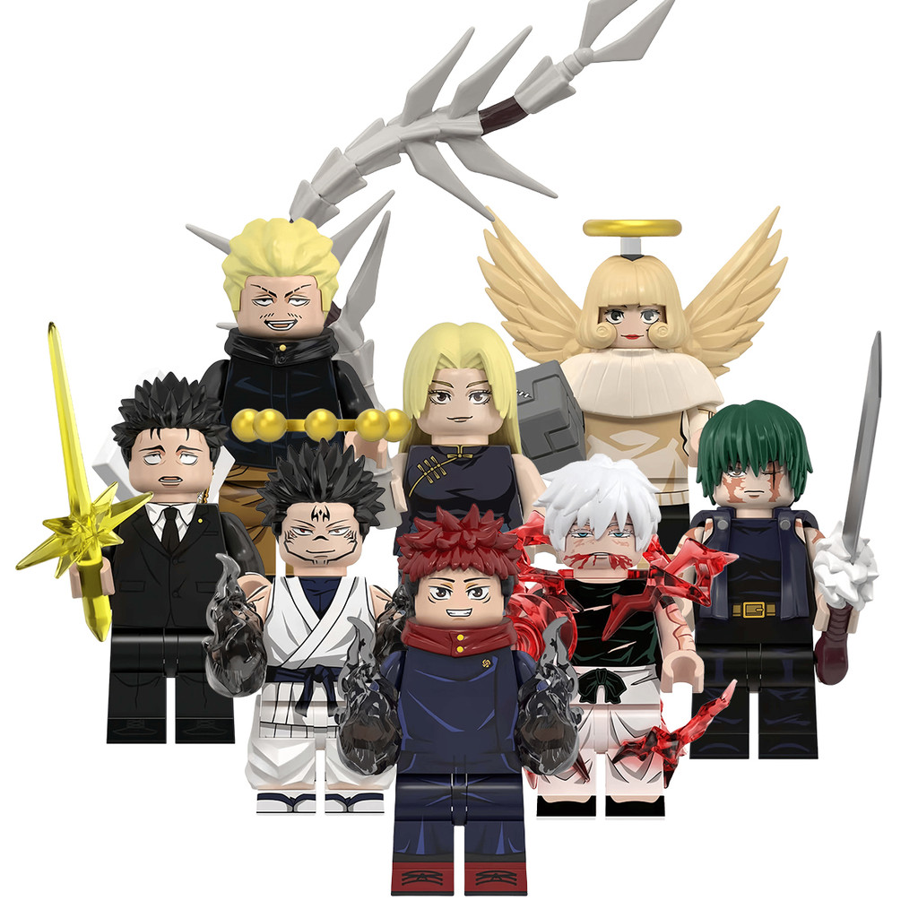 Anime Jujutsu Kaisen Action Figures Gojo Satoru Zenin Maki Ryomen Sukuma Itadori Yuji Hakari Kinji ข