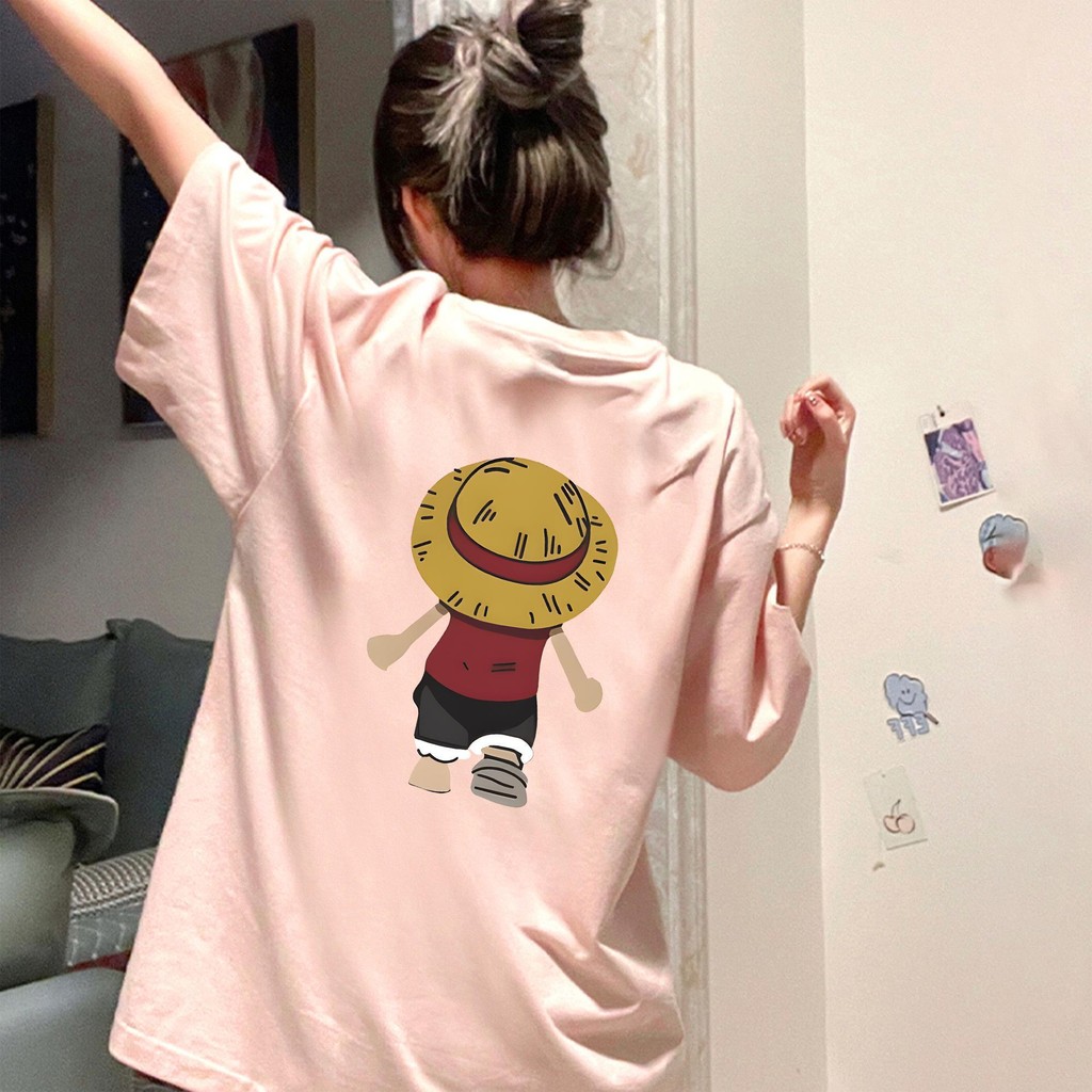 Top.street เสื้อยืด ลายการ์ตูนน่ารักหลวม แฟชั่น ทรงหลวม oversize cotton 100% ใส่สบาย สไตล์เกาหลี ใส่ได้ทั้งชาย-หญิง