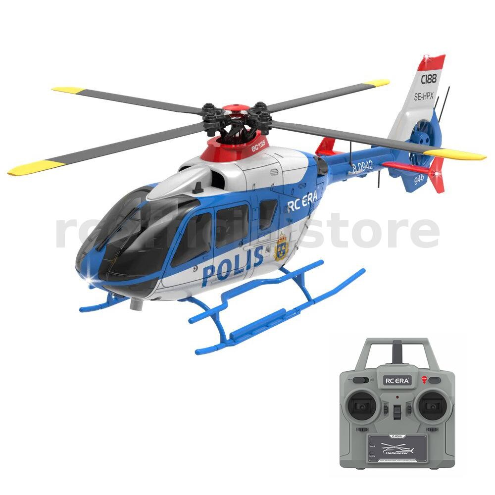 Rc ERA C187 Pro EC135 Scaled 1:36 RC เฮลิคอปเตอร์ 6CH ความสูง 6 แกนถือ Optical Flow ตําแหน่งรุ่น