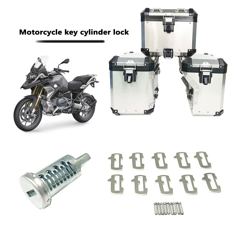 Mo 1PC Motorcycle Key Cylinder Lock Cylinder Core Plug Trunk Saddlebag Top Case For BMW R1250GS R120