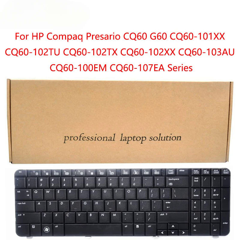 แป้นพิมพ์ทดแทนเข้ากันได้กับ HP Compaq Presario CQ60 G60 CQ60-101XX CQ60-102TU CQ60-102TX แล็ปท็อปรูป