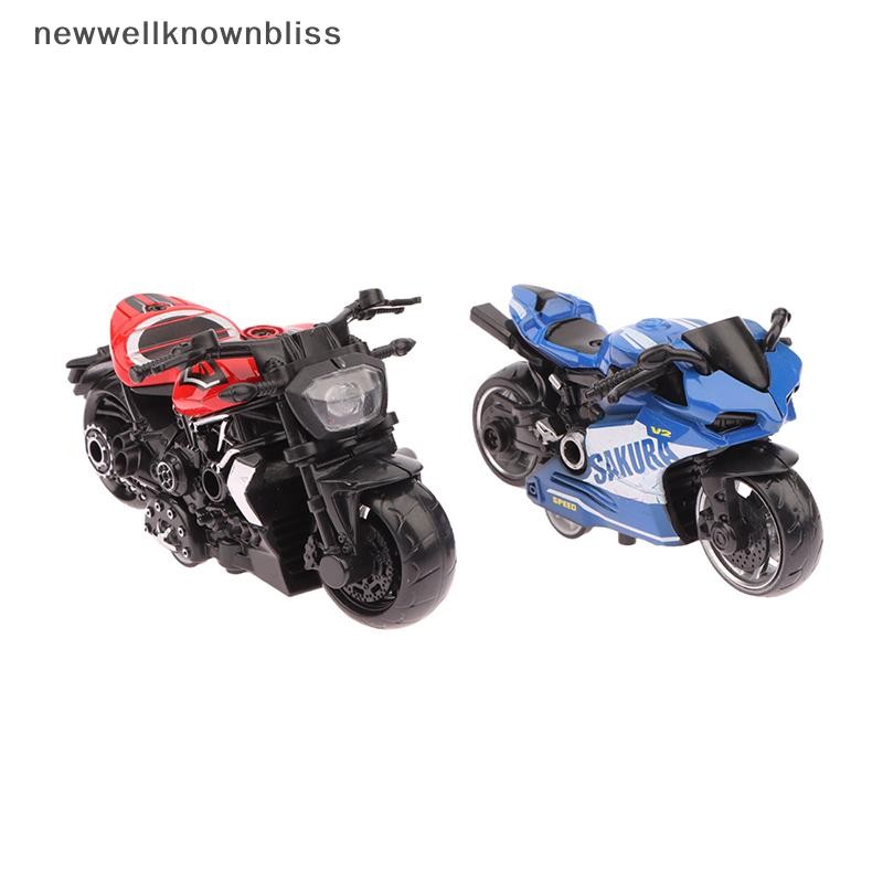 Newwellknownbliss 1:32 โลหะผสมพลาสติกรถจักรยานยนต์ของเล่นรถดึงกลับความเร็วมอเตอร์ไซด์คอลเลกชัน Racing รถตัวเลขสําหรับเด็กผู้ใหญ่ของขวัญ CCD