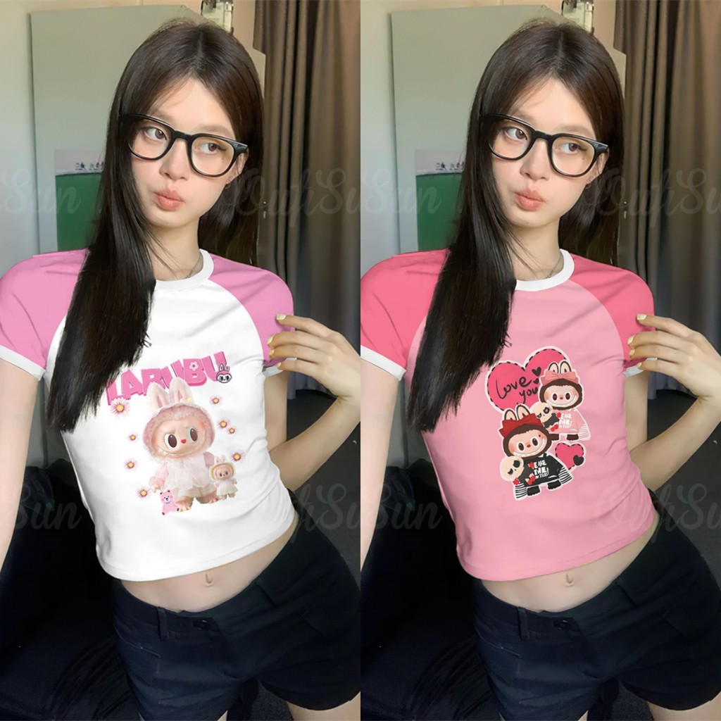 เสื้อ ห้องปฏิบัติการ เสื้อปีใหม่ของผู้หญิงทุกวันผ้าฝ้ายเสื้อยืดพืชยอดนิยม เล็กกระทัดรัดหวานสาวเสื้อกลางแจ้งย์สบายๆสไตล์เกาหลีแขนสั้นเซ็กซี่ เสื้อยืด ผู้ใหญ่หญิงคริสต์ม